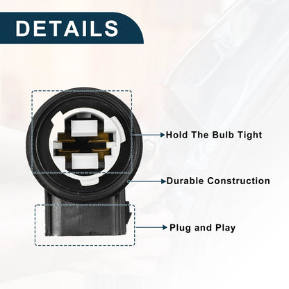 Turn Signal Tail Light Socket for Ford Focus 2003-2007 (3 Pins)