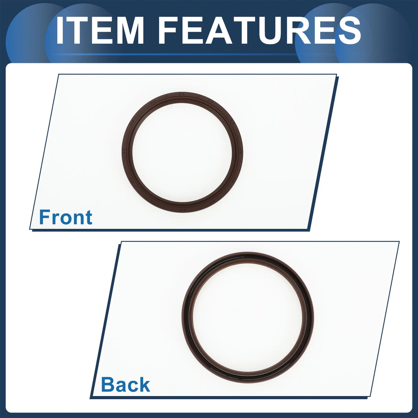 Rear Crankshaft Oil Seal for Toyota Highlander, Camry, RAV4, Matrix (2001-2023)