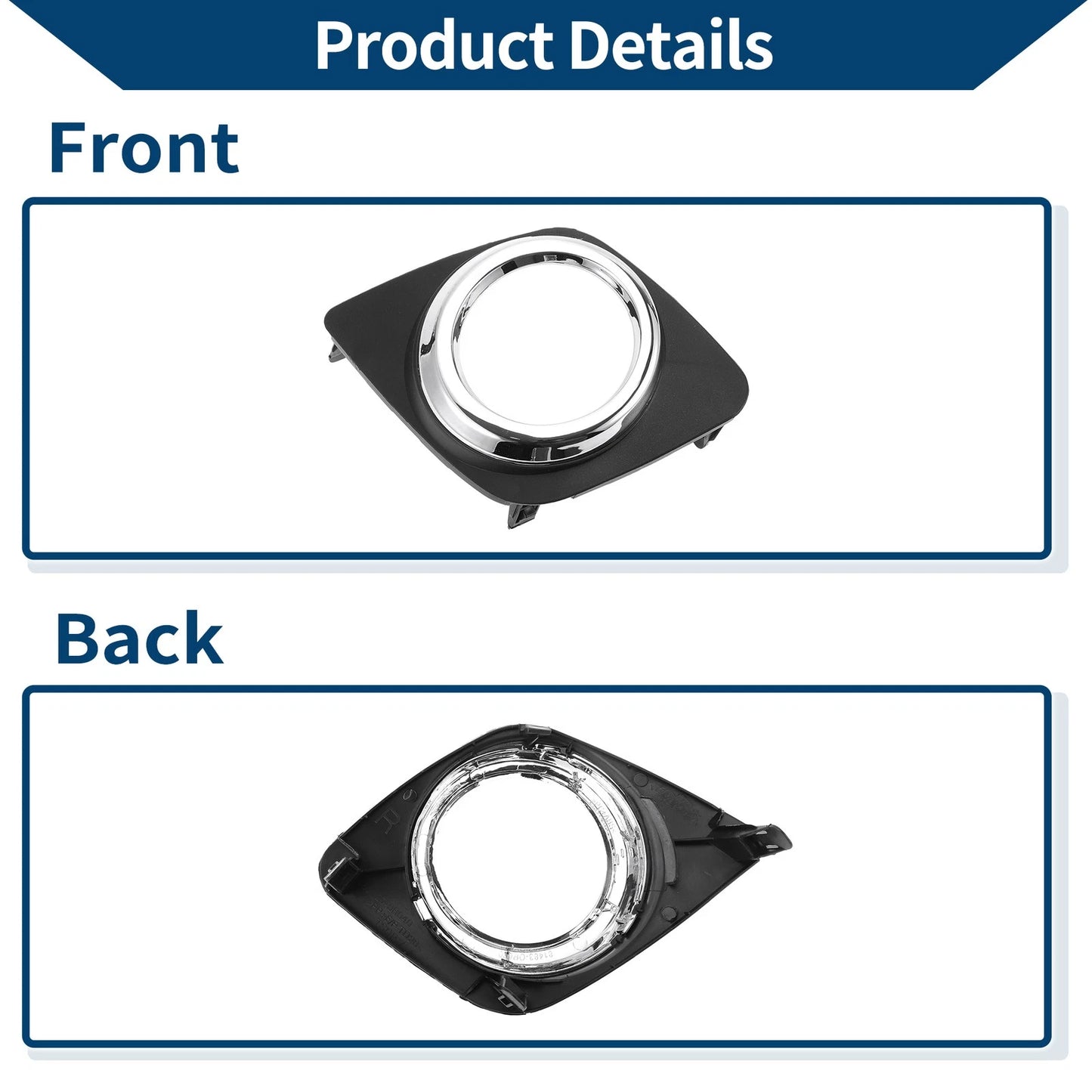 Front Right Fog Light Grill for Toyota RAV4 (2009-2012)