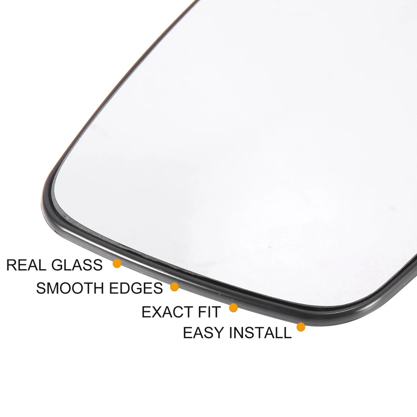 Right Passenger Side Mirror Glass for Volvo S40 V40 (2000-2004)