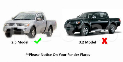 Front Splash Guard Mud Flap for Mitsubishi L200 Triton (2005-2014)