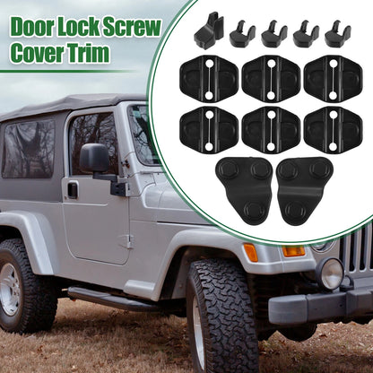 Car Door Lock Cover Buckle Protector for Jeep Wrangler