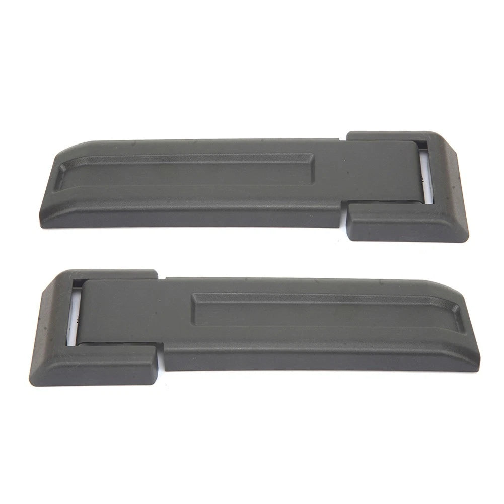 Upper Rear Tailgate Hinge Covers Black for Jeep Wrangler JK (2007-2018)