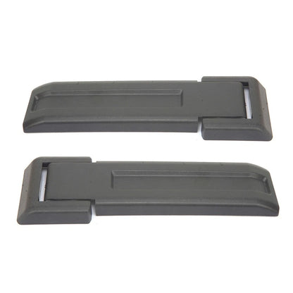 Upper Rear Tailgate Hinge Covers Black for Jeep Wrangler JK (2007-2018)