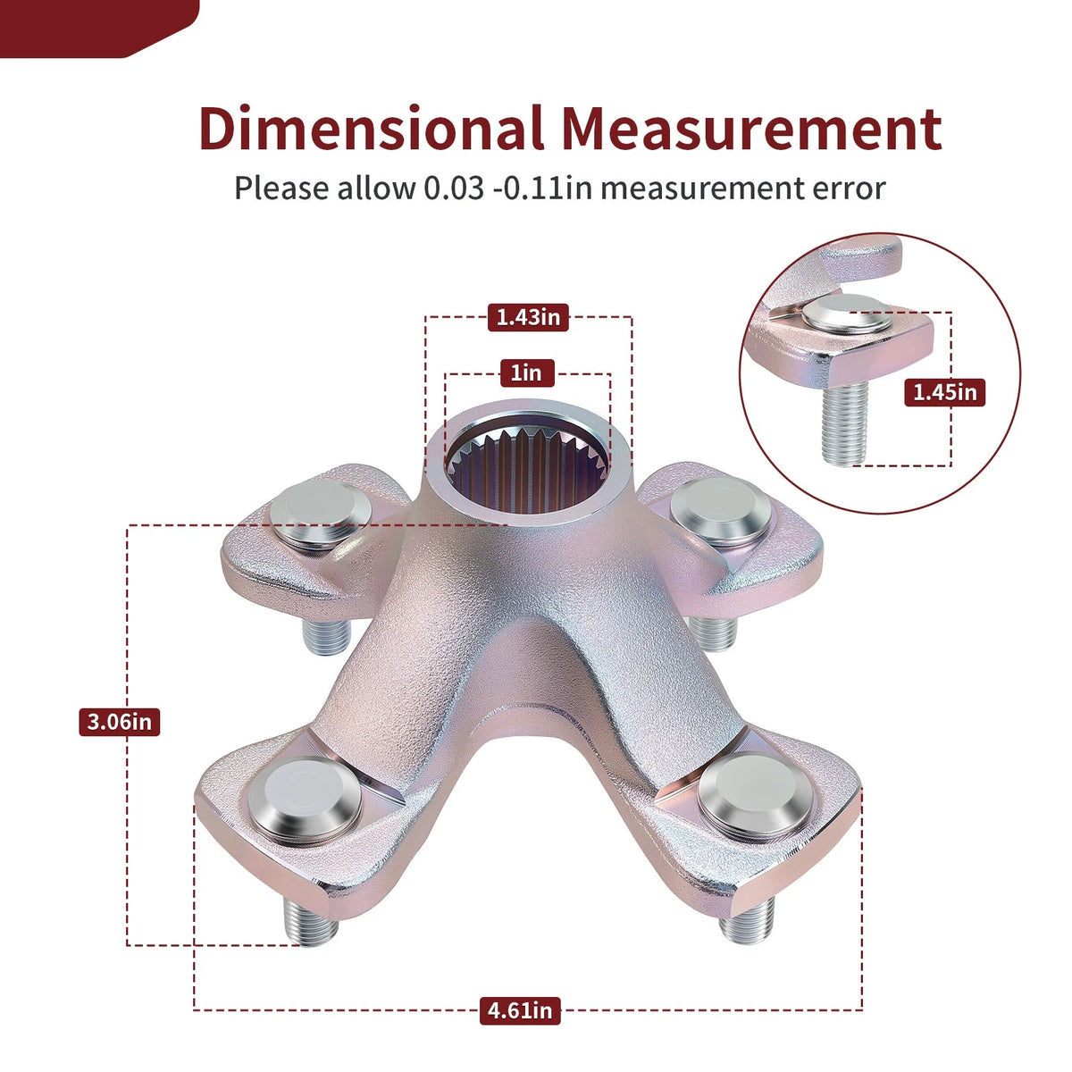 2 x Wheel Hubs for Suzuki Quadsport Z400 LTZ400 (2009–2014)