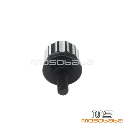Black 6mm Rear Seat Bolt for Harley Motorcycle Models (1996-2017)