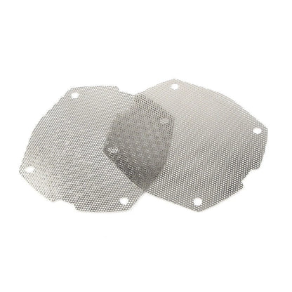 2 x Chrome Front Mesh Speaker Grilles for Harley Dresser FLH/T Electra Glide