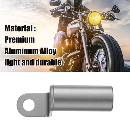 Handlebar Extender 10mm Aluminum Alloy Titanium Tone for Motorcycle Mirror
