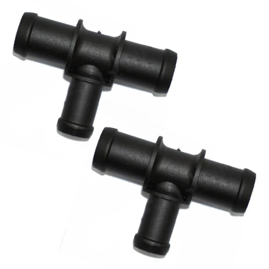 2 x Tee Heater Inlet Hose 3-Way 3/4"-5/8"-3/4" for Pickup Truck SUV (2000-2023)