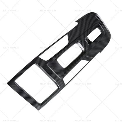 Carbon Fiber Gear Shift Panel Cover for Isuzu MU-X LS-T (2021-2024)