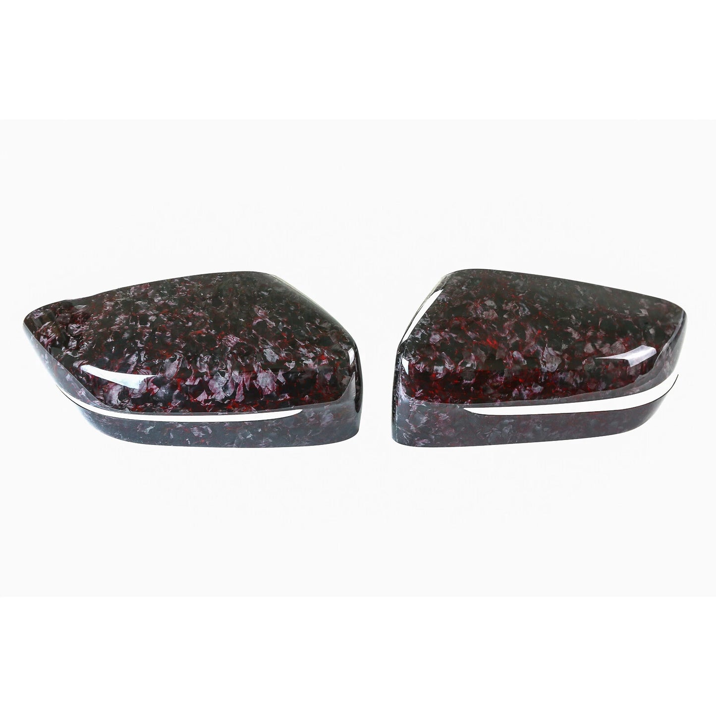 Carbon Fiber Red Mirror Covers for BMW G20 G30 (2019-2020)