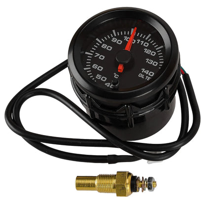 2" 52mm LED Oil Temp Gauge for Universal Car