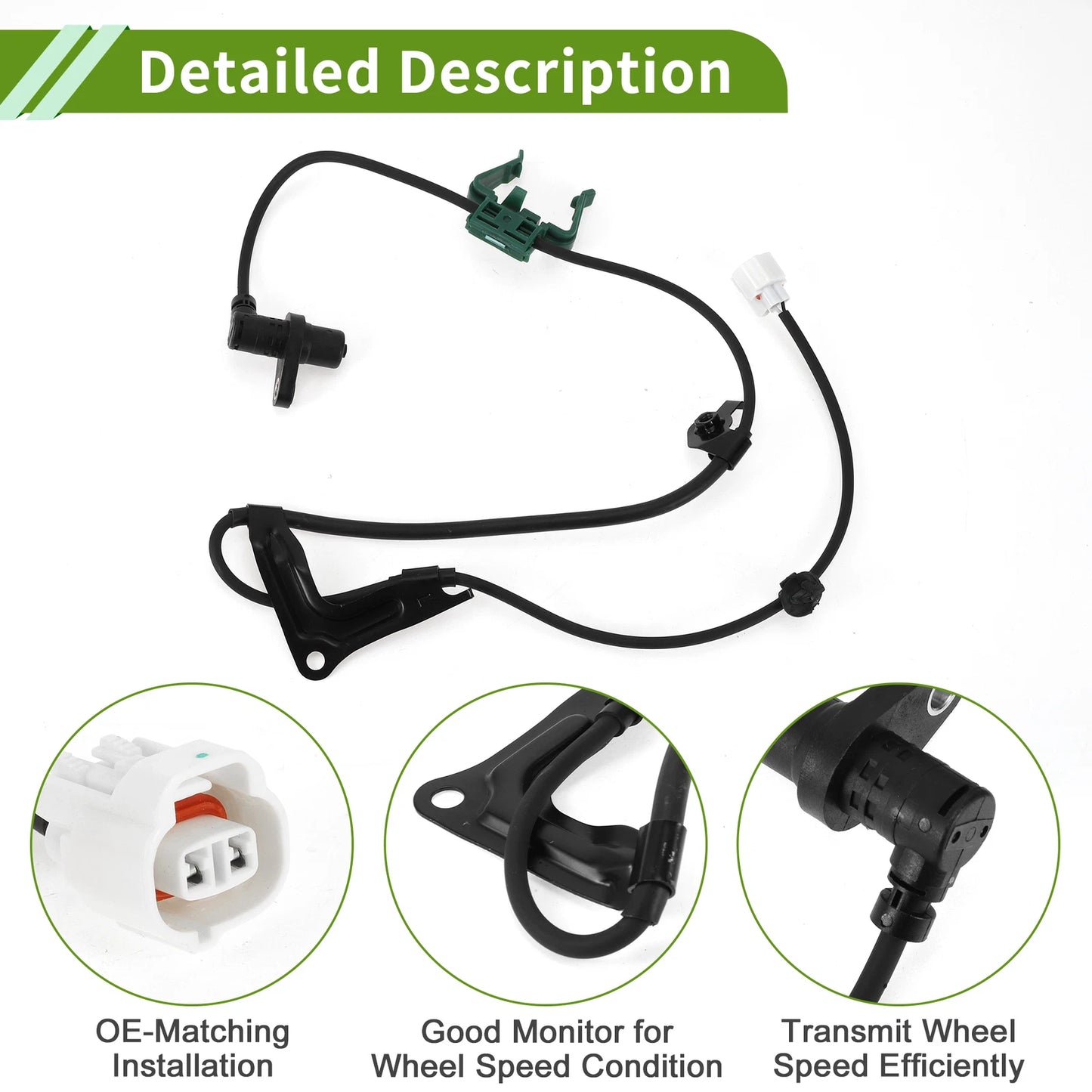 ABS Wheel Speed Sensor for Toyota Picnic (1996-2001) - 1 x Front Left