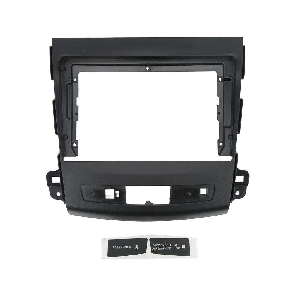 9" Radio Dash Frame Fascia Panel with Sticker for Mitsubishi Outlander (2008-2012)
