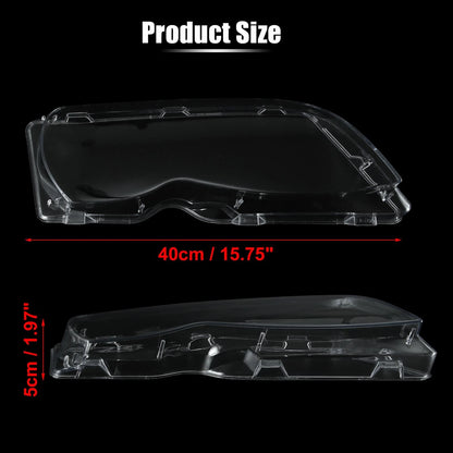 Right Car Front Headlight Lens Cover for BMW E46 2002-2005 (2002-2005)