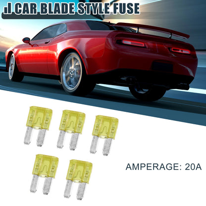 5 x 20A Car Mini Blade Fuse for Boat Truck RV Camper Motorcycle Yellow