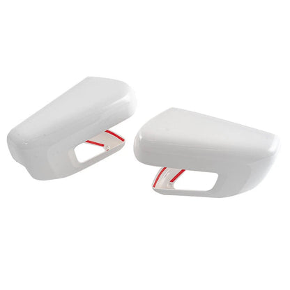 Mirror Covers for 2021-2024 Ford F150 with Turn Signal Hole - White