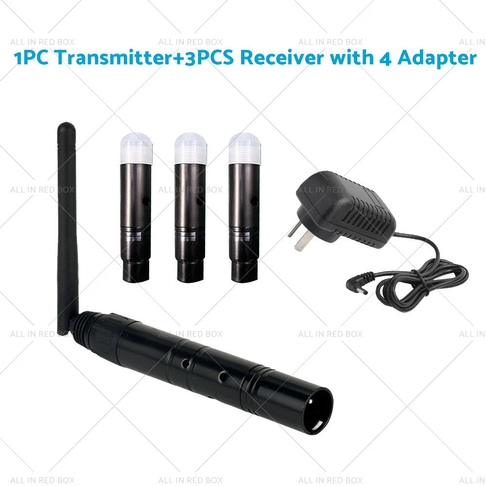 Wireless DMX 2.4G Controller XLR Receiver Transmitter for Stage DMX512