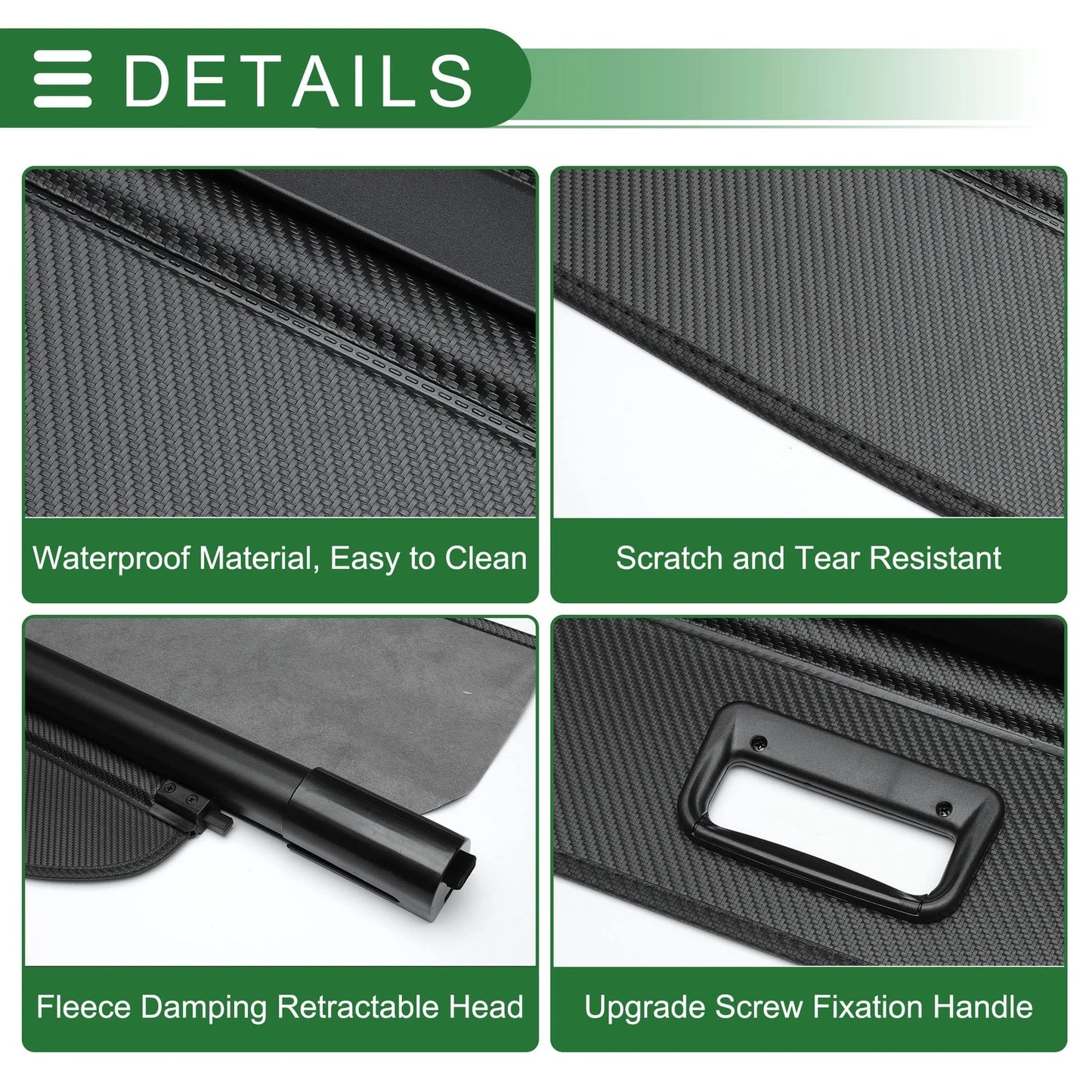 Trunk Retractable Cargo Cover for Ford S-Max (2007-2015)