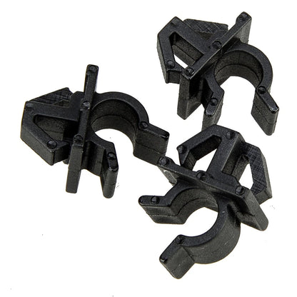 3 x Black Bonnet Support Holder Clips for Suzuki