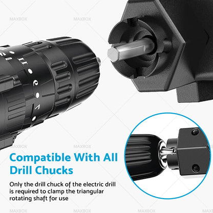 6" Electric Drill Converter to Chainsaw Wrench for Three-Jaw Collet Drill