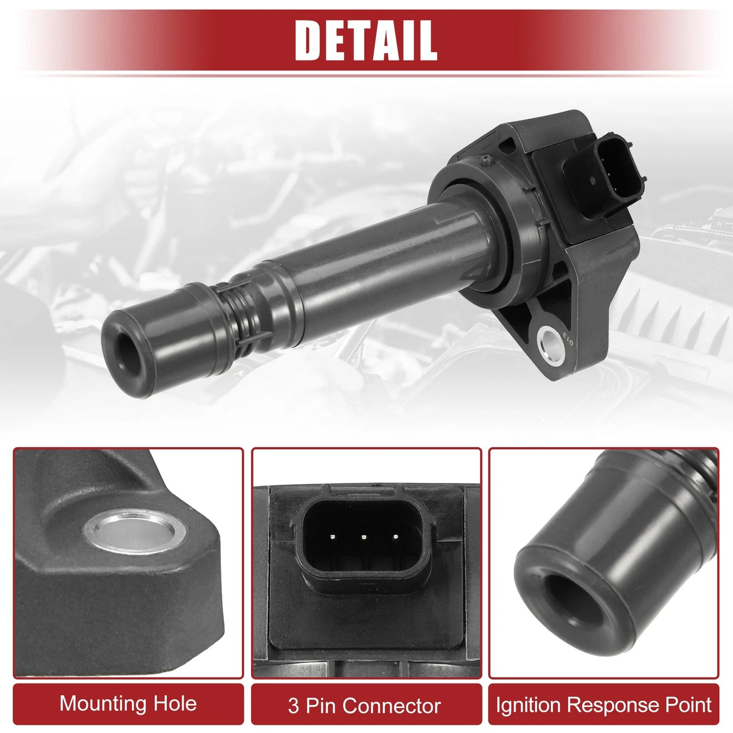 4 x Ignition Coil Pack for Honda Civic (2006-2011)
