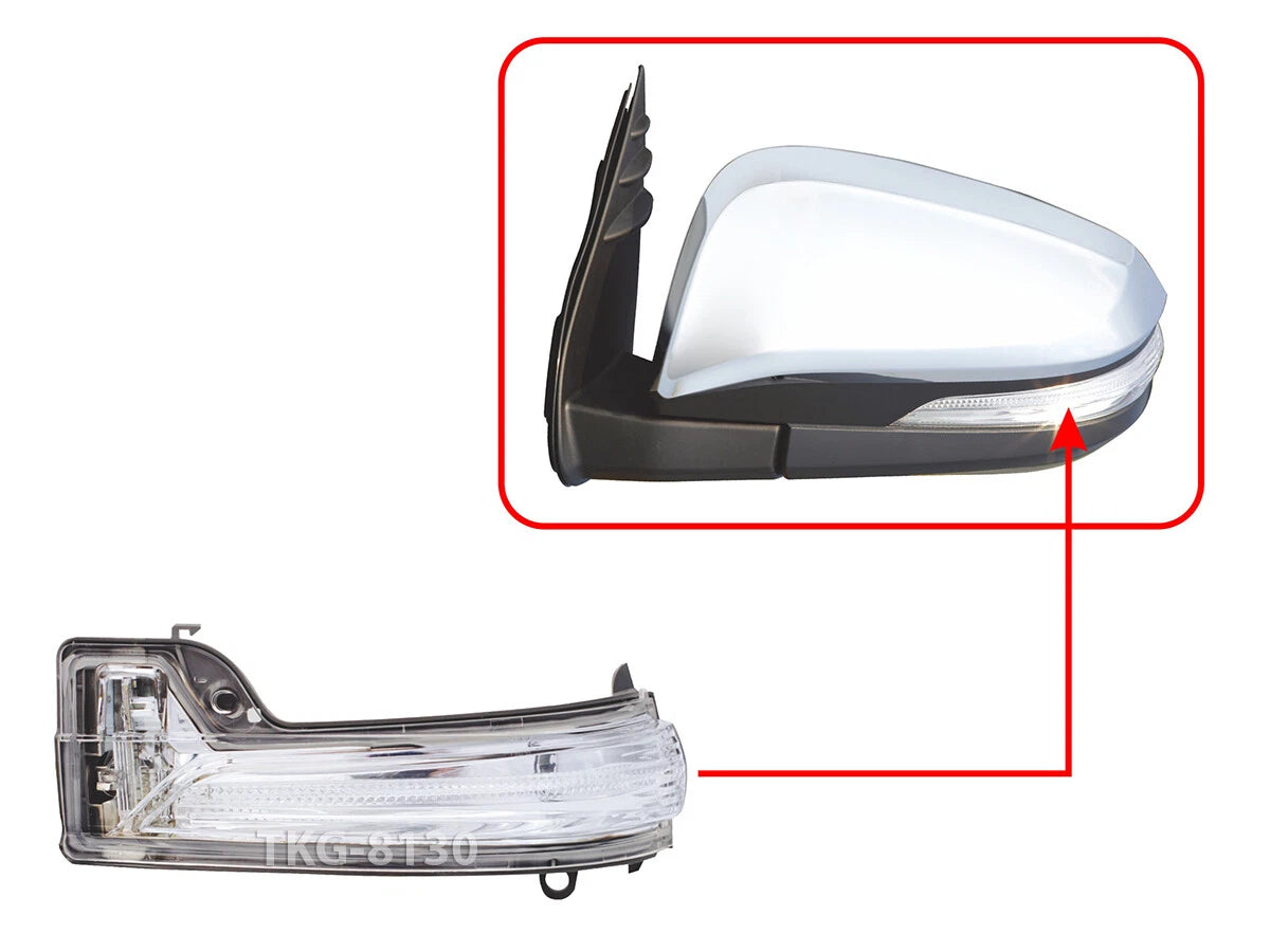 LH LED Side Mirror Turn Signal Lamp for Toyota Fortuner (2015-2022)