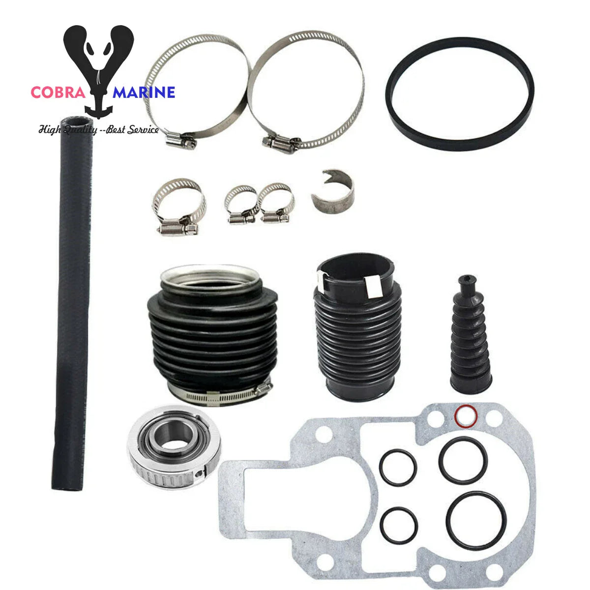 Transom Bellows Reseal Kit for MerCruiser Alpha 1 Gen 2 (1991-1997)