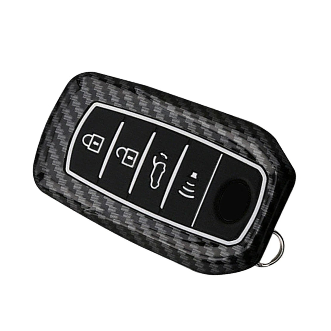 Carbon Fiber Key Shell Cover for Toyota Land Cruiser (2016-2023)