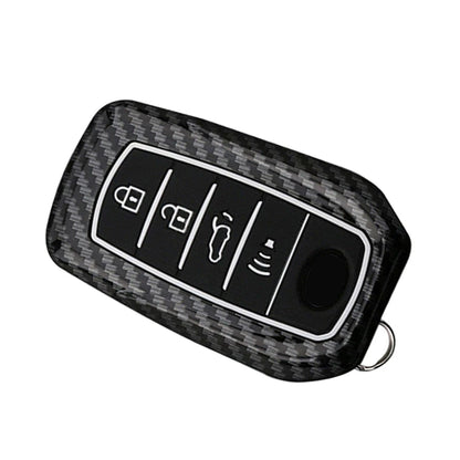 Carbon Fiber Key Shell Cover for Toyota Land Cruiser (2016-2023)