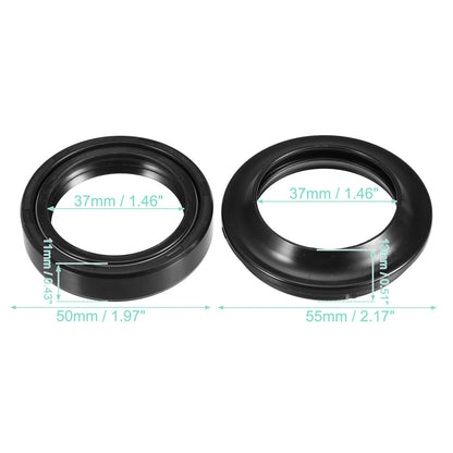 50mm x 37mm x 11mm Motorcycle Front Fork Shock Oil Seal for Honda CBR250RA