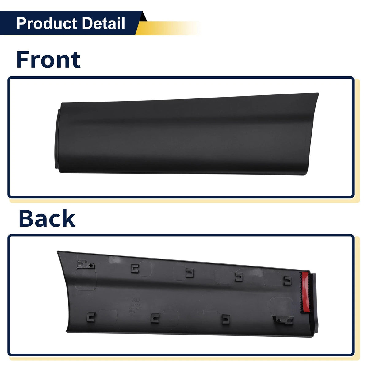 Lower Rear Left Door Trim for Nissan Rogue Sport (2017-2022)
