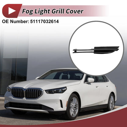 1 Pc Car Front Right Fog Light Grill for BMW 320i (2002-2005) Black