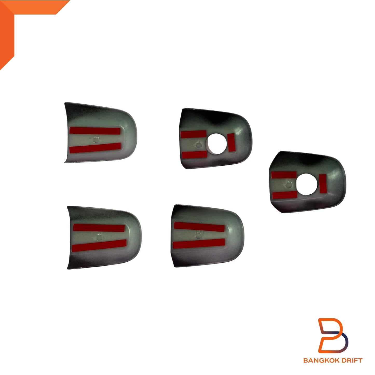 Matte Black Door Handle Cover Trim for Mitsubishi Triton Ute, Pajero Sport (05-23)
