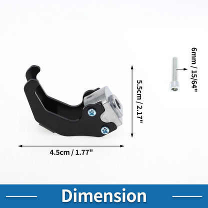 Handlebar Hook Claw-Shaped for Motorcycle Aluminum Alloy Black