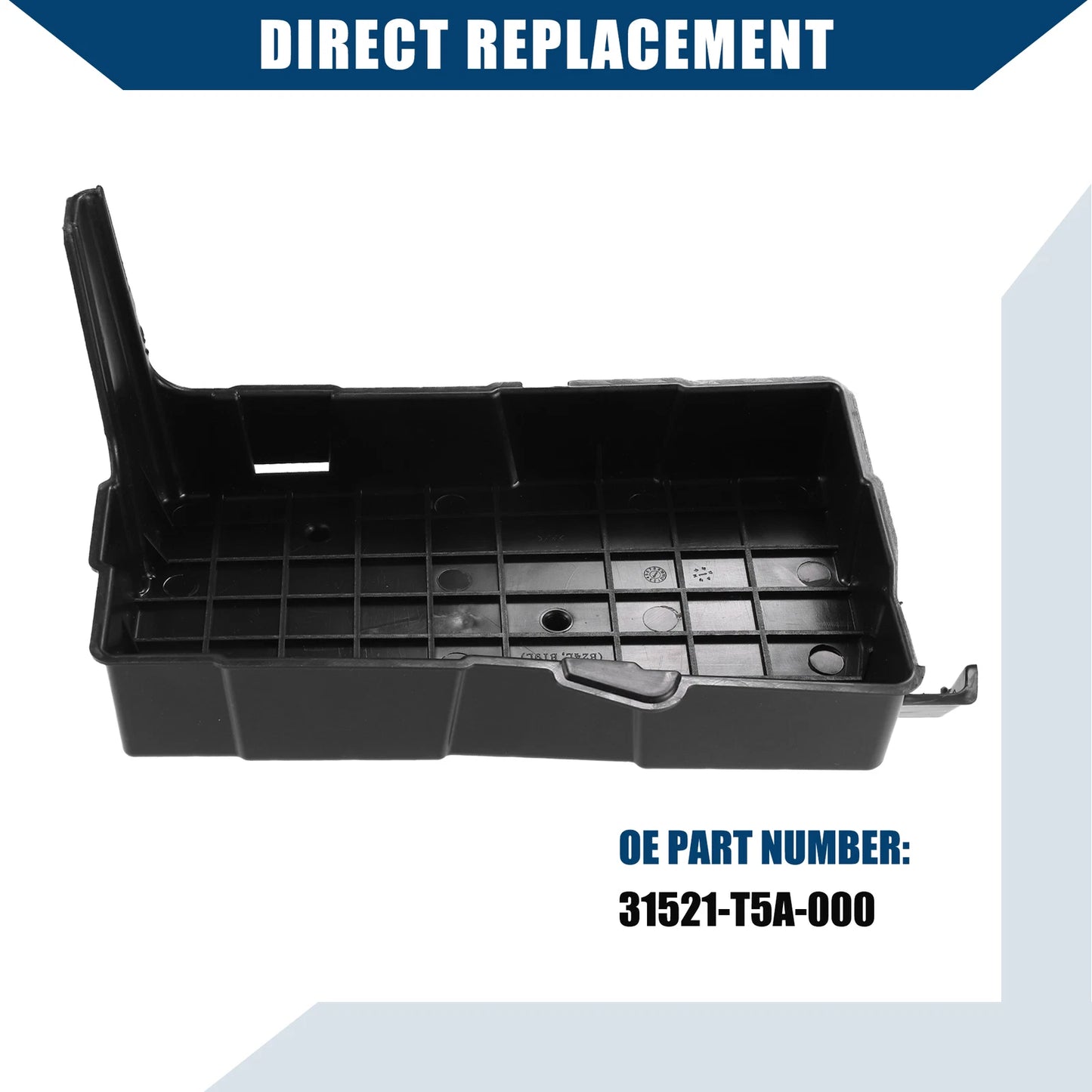Inner Tray Under Battery for Honda H-RV (2016-2020) - Durable Plastic Black