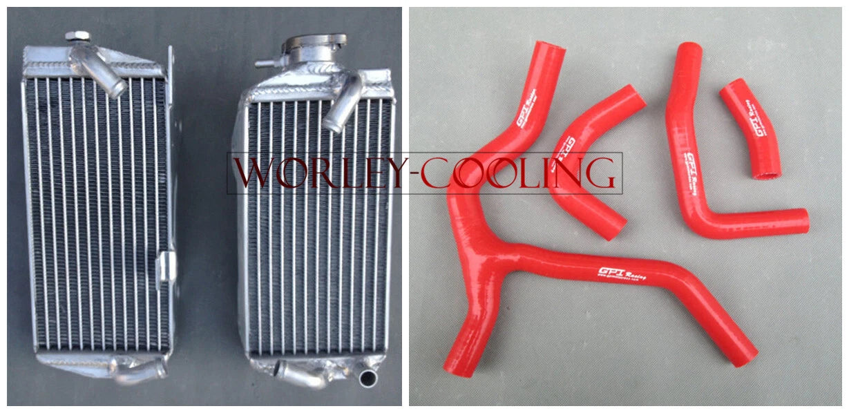 Aluminum Radiator & Hose for Honda CRF450R (2015-2016)