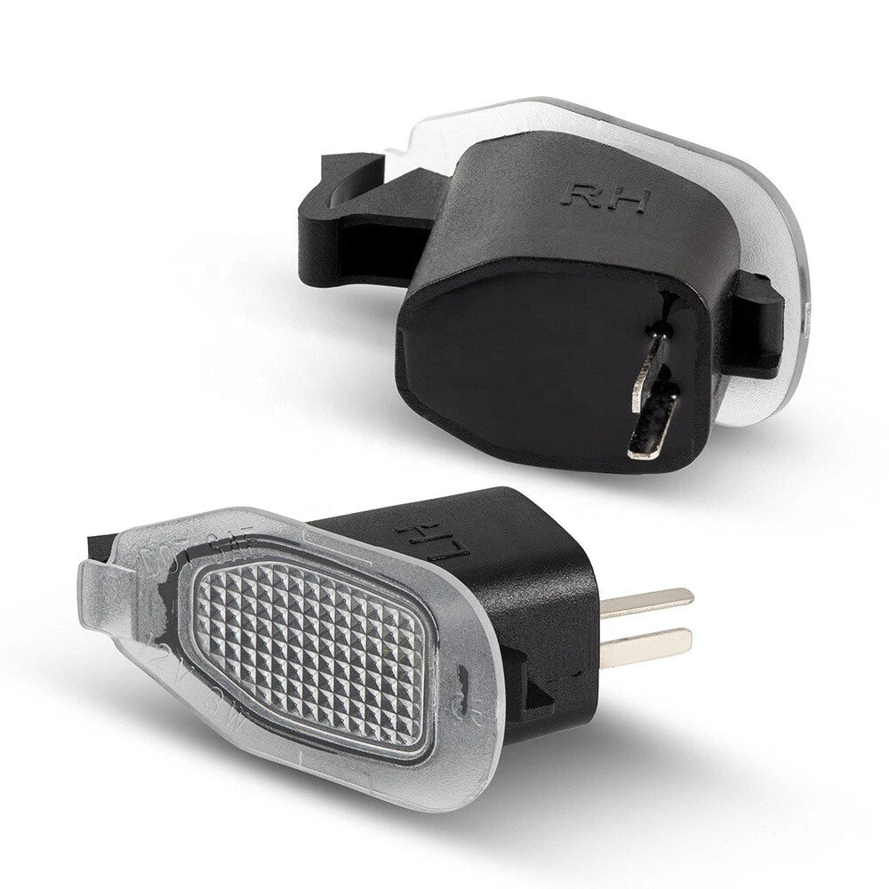 White LED Side Mirror Puddle Lights for Ford Mustang (2013–2014)