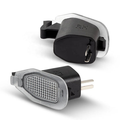 White LED Side Mirror Puddle Lights for Ford Mustang (2013–2014)