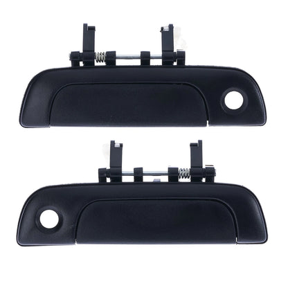 2 x Front Outer Door Handles Black for Suzuki Baleno (1995-2002)