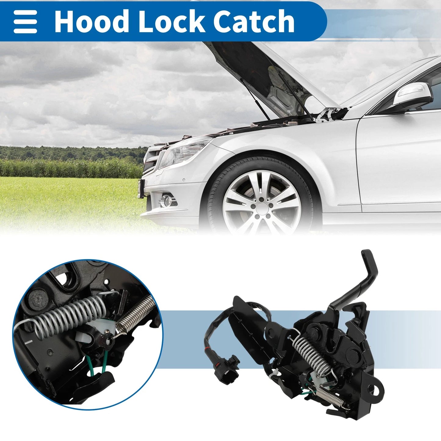 Hood Latch Assembly for Toyota Corolla (2019-2024)