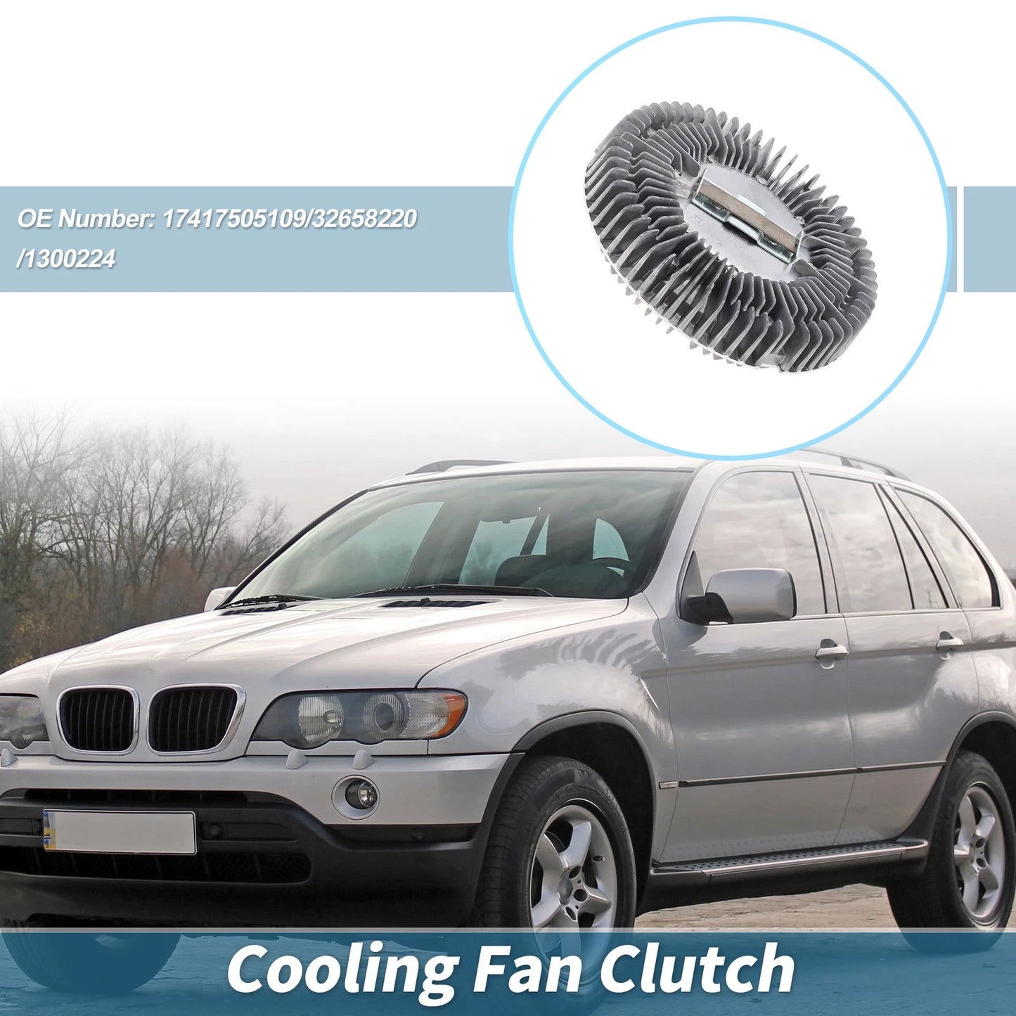 Cooling Fan Clutch for BMW 745i V8 4.4L Sedan (2002-2005)