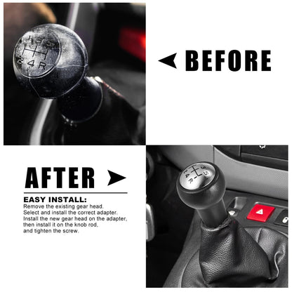 5 Speed Manual Gear Stick Shift Knob for Peugeot Citroen (2000-2008)