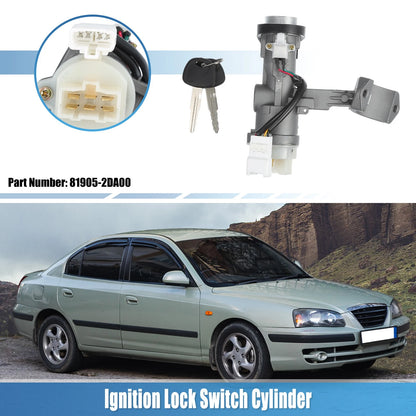 Ignition Switch Lock Cylinder for Kia Spectra, Hyundai Elantra (2001-2006)