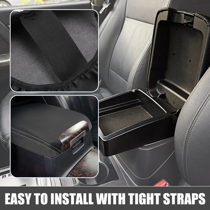 Center Console Armrest Cover for Dodge Charger (2011-2023) Black/Gray