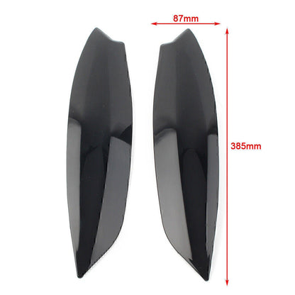 Glossy Black Headlight Eyelid Covers for VW Golf 5 R32 MK5 (2005-2007)