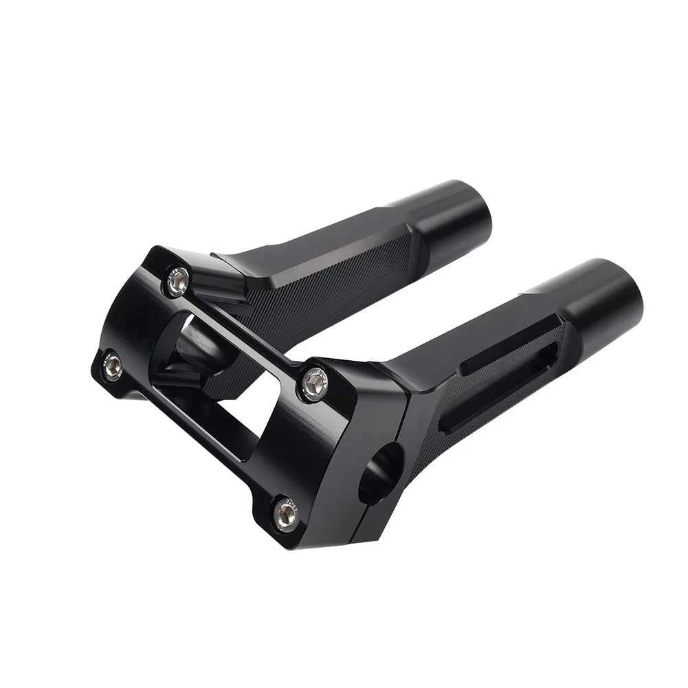 Black 6'' Pullback Handlebar Riser for Harley Dyna M8 Softail Street Bob (2018-2021)