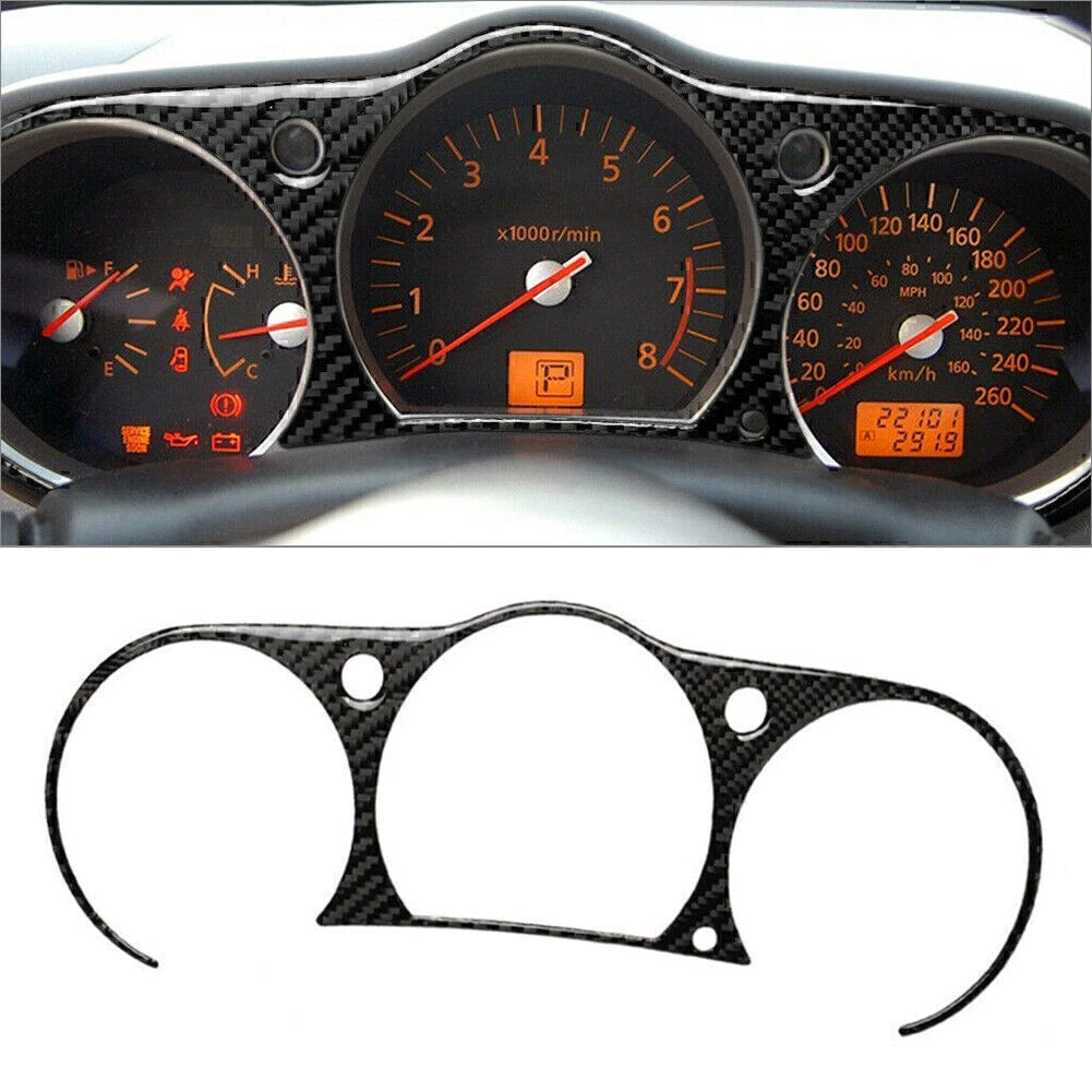 Carbon Fiber Instrument Cluster Panel Cover for Nissan 350Z (2006-2009)