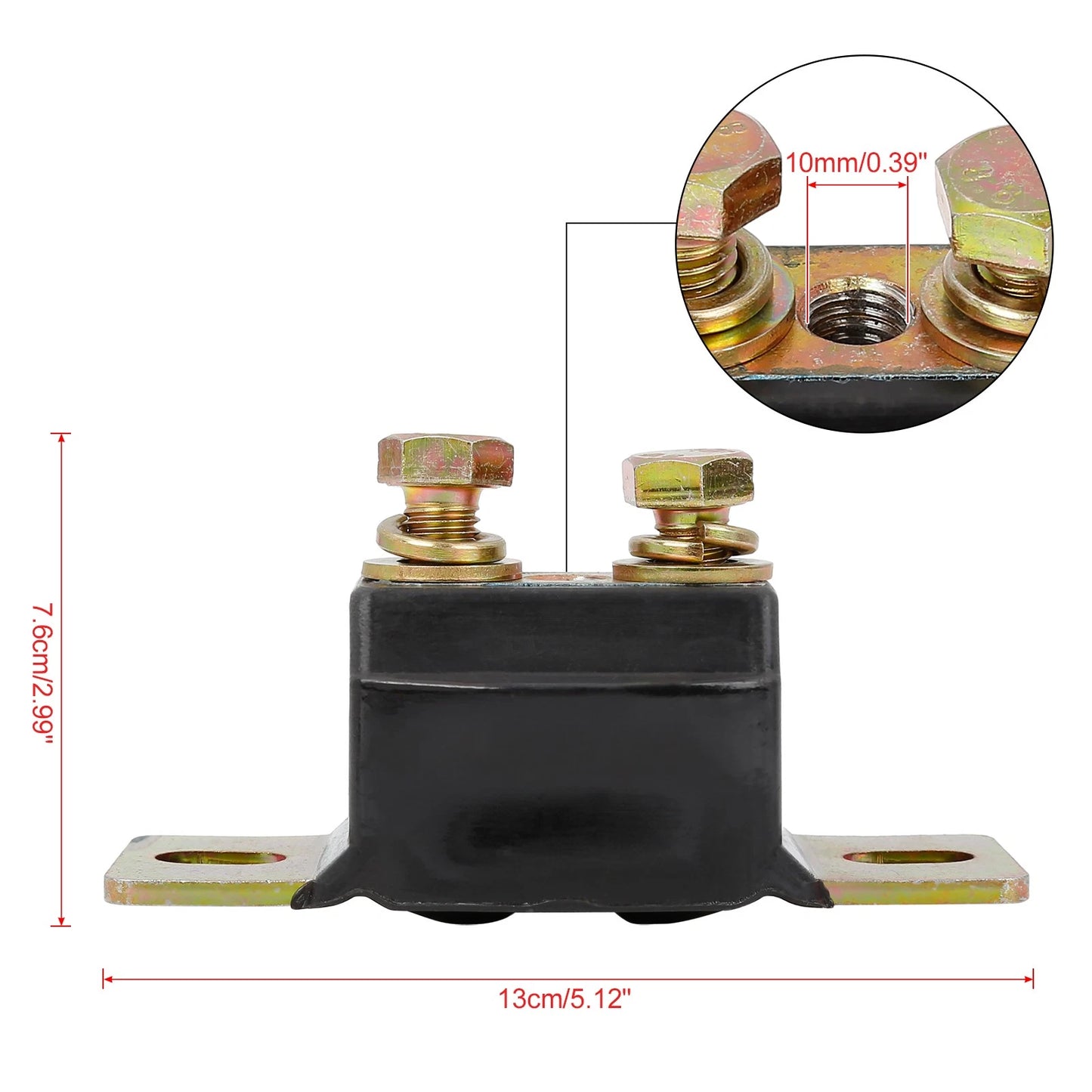 Polyurethane Transmission Mount for Chevy GM Turbo 350/400/700R4 Rear