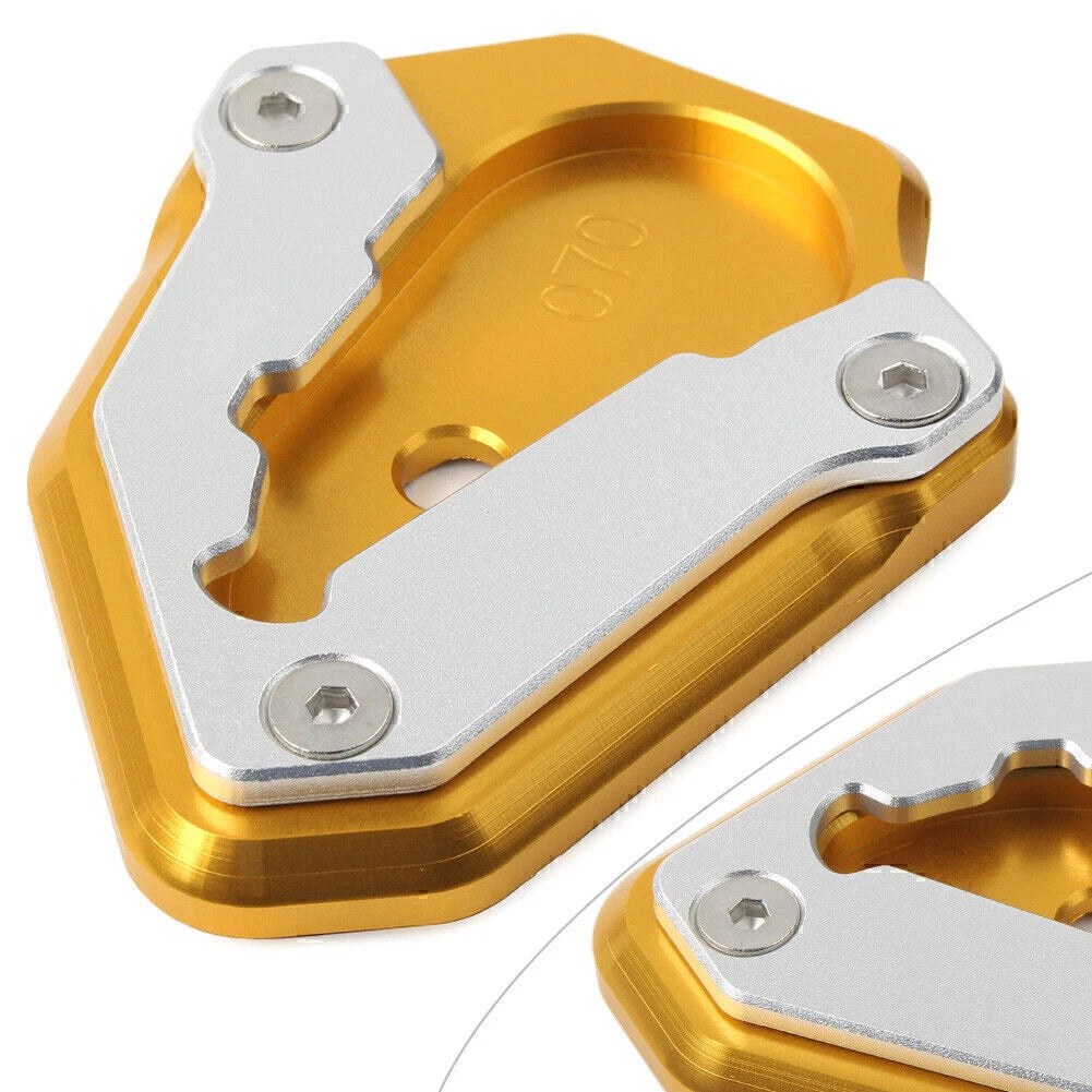 Gold Side Stand Enlarger Pad for Ducati 848 1098 1198 (2008-2015)